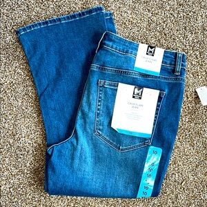 NWT Members Mark Women’s Cropped Flare Jeans Size 10